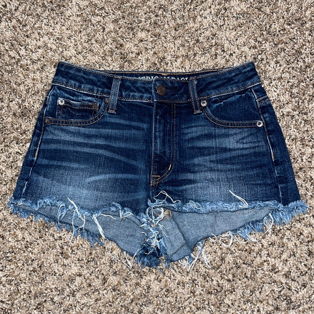 American eagle denim jean shorts